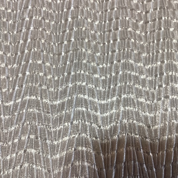 TanJay Silver Blouse Relaxed Fit Textured Y2K Fairycore XL - Picture 5 of 9